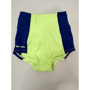 Jo+Jax‎ Model Shorts Youth Small Yellow Blue High Waisted Dance Briefs Like New